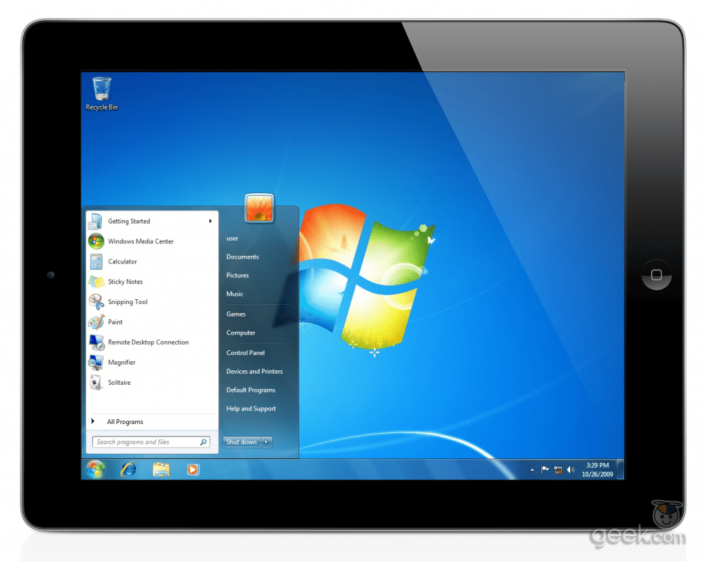 windows 10-iPad