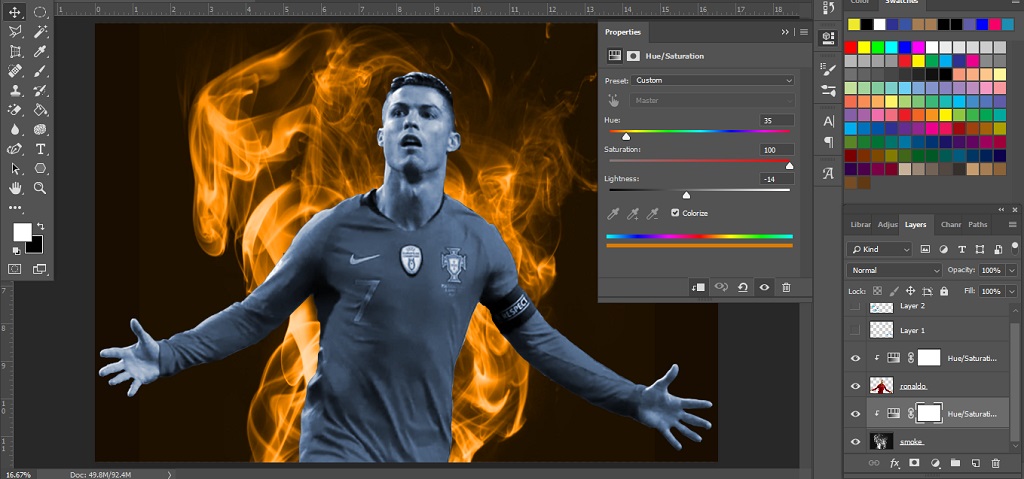 edit warna gambar dengan photoshop