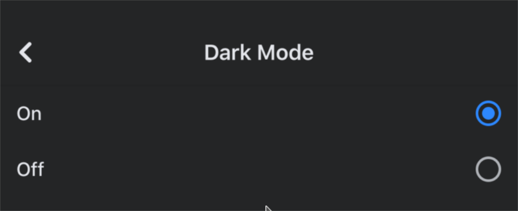 screenshots facebook dark mode on iOS