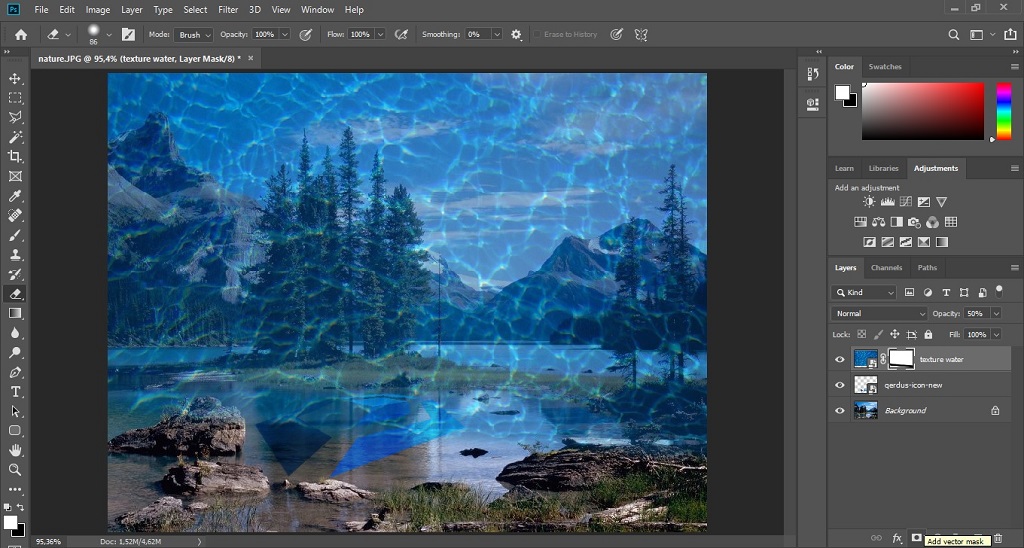 menggabungkan gambar dengan adobe photoshop