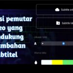 Aplikasi pemutar video yang mendukung subtitel