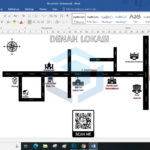 Tutorial lengkap membuat denah lokasi dengan MS Word