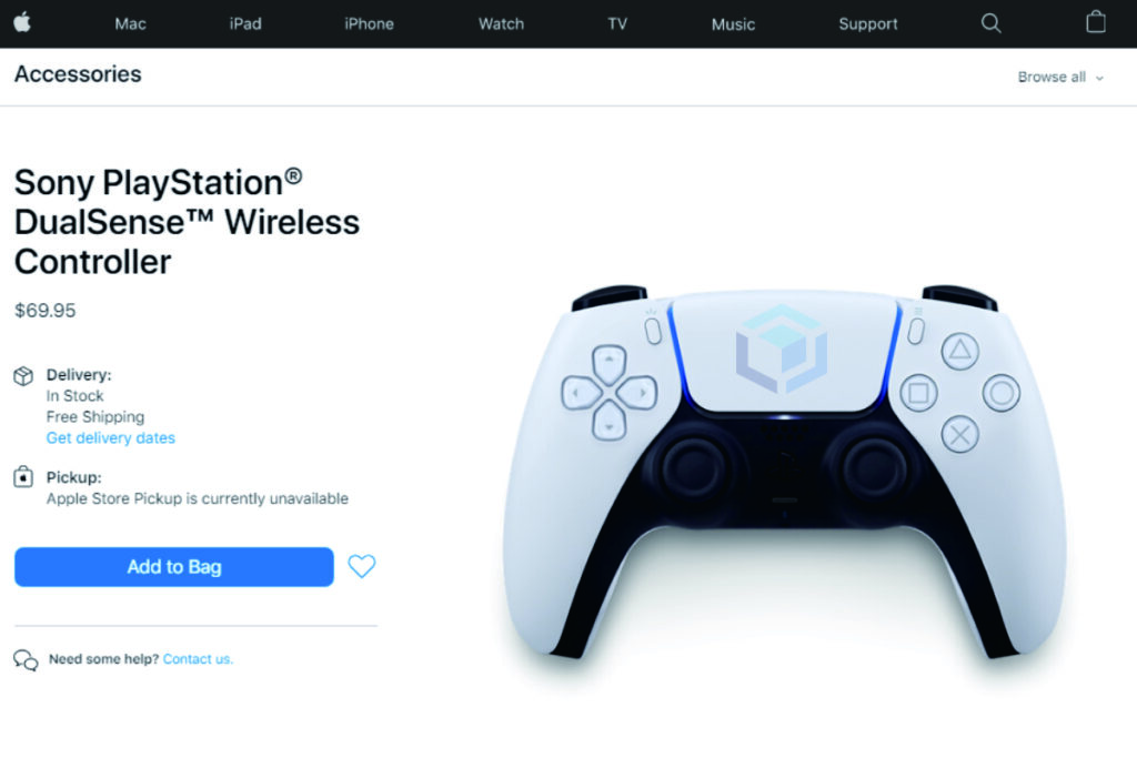 PS 5 DualSense Controller pada toko online Apple
