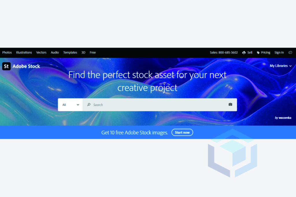 situs web menjual foto Adobe Stock