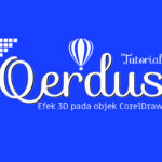 cara membuat efek 3d pada objek kurva di coreldraw